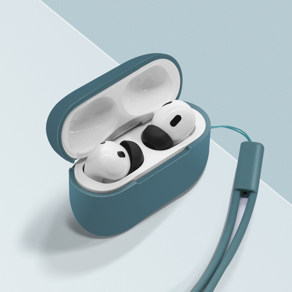 For AirPods 4 Case, Soft Silicone Full Protective Cover with LED Visible, Compatible with AirPods 4