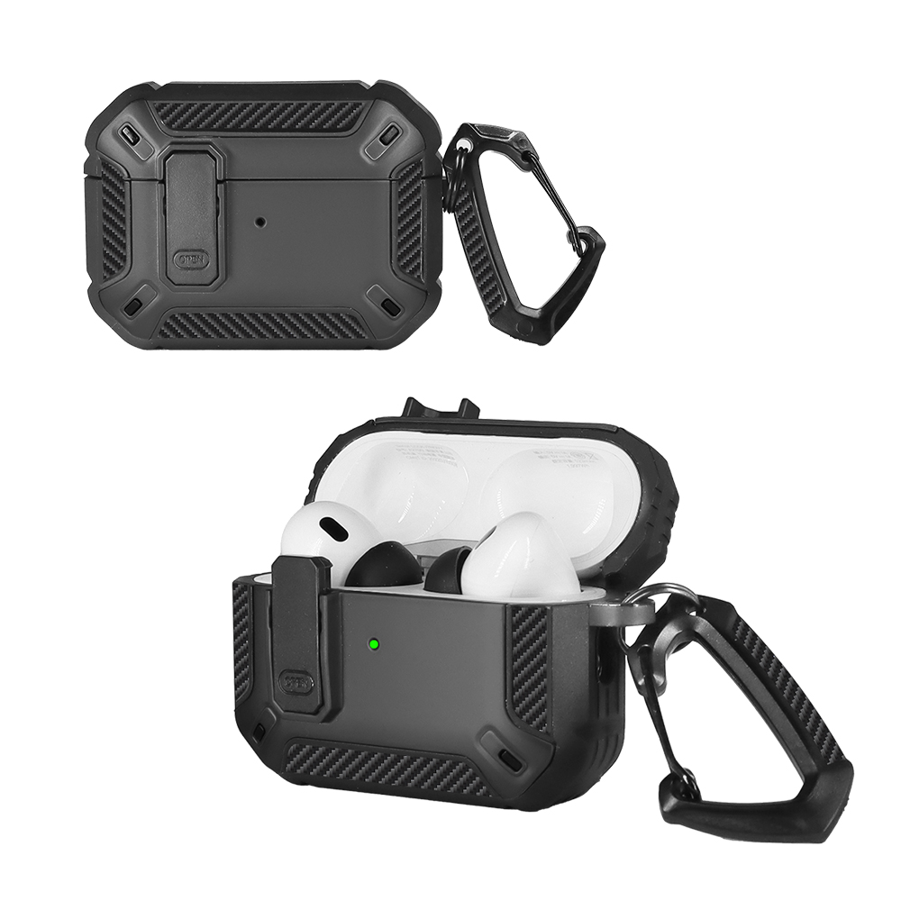 AirPods Pro2 Generation Case Cover with Cleaner Kit, Military Hard Shell Protective Armor case