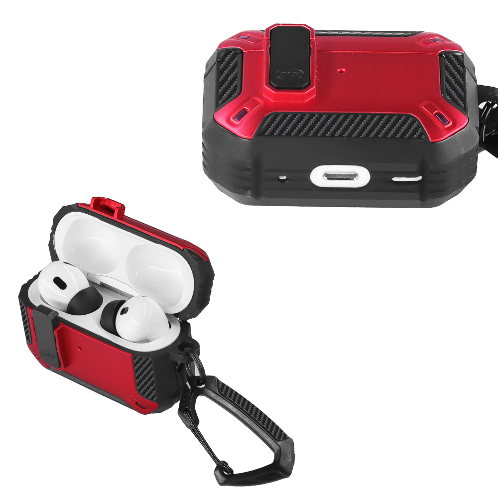 AirPods Pro2 Generation Case Cover with Cleaner Kit, Military Hard Shell Protective Armor case