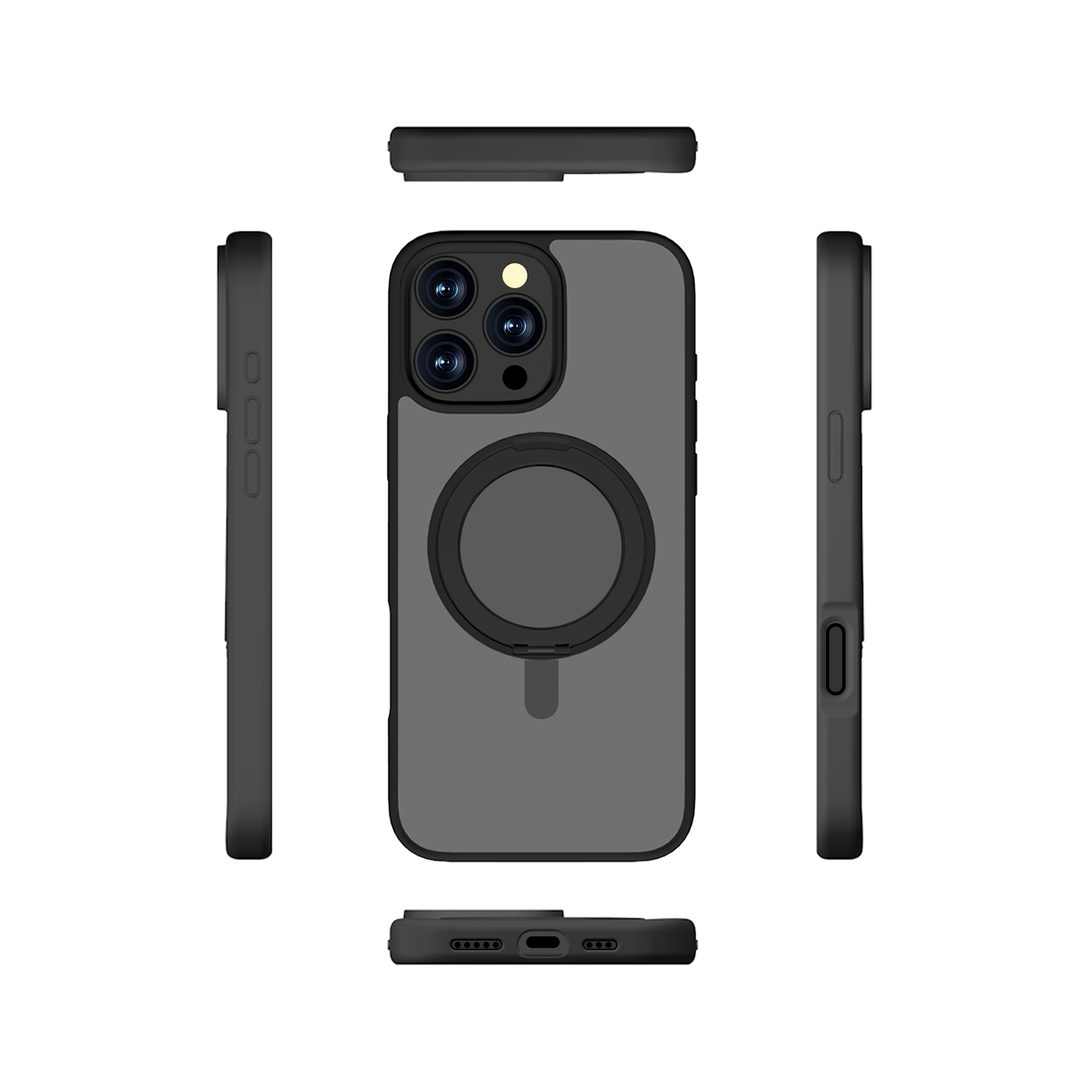 Magnetic Invisible Stand for iPhone 16 Pro Max Case Compatible with MagSafe