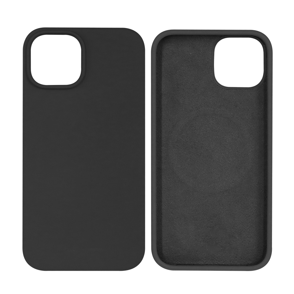 Liquid silicone phone case with magsafe