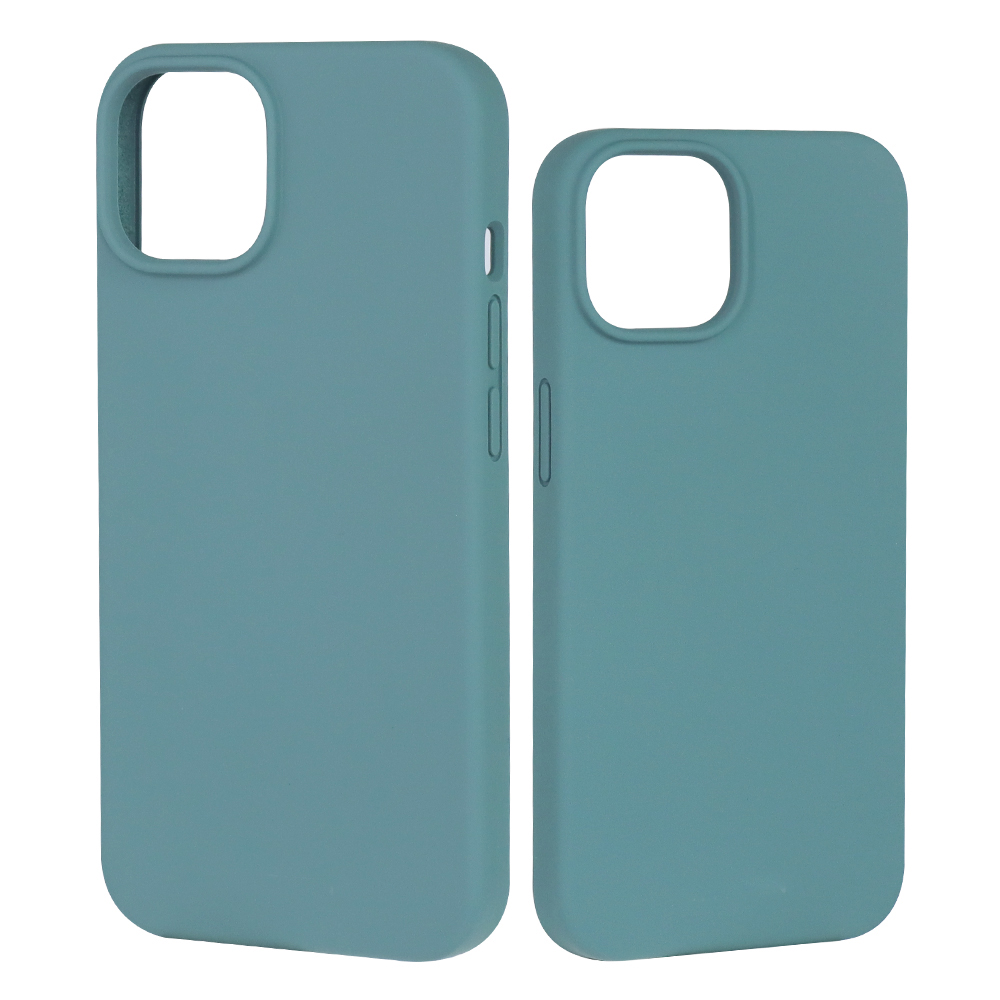 Liquid silicone phone case with magsafe