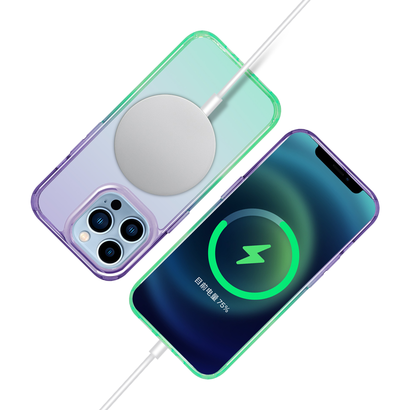 Semi Colorful hybird tpu pc case