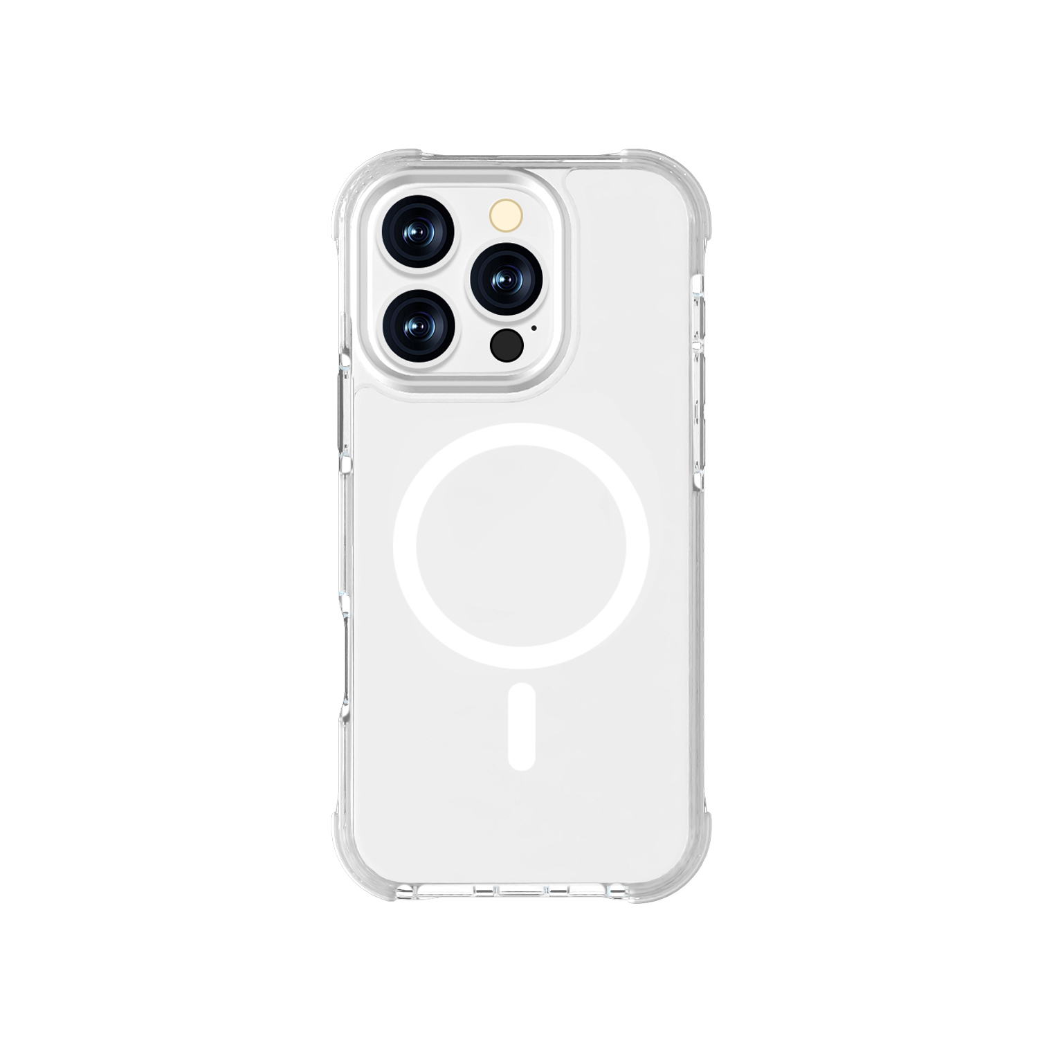 Clear TPU PC TPE phone case with magsafe